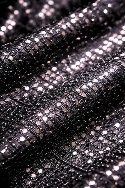 Midnight Black Sequin Co-ord Set